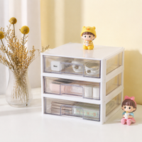 Stackable Drawer Organizer, Dust-Proof Sorting Box, Small Drawer Box for Desk, Office, 186x190x57mm
