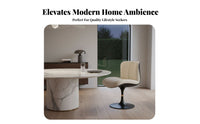 Italian and fashion rotating Dining Chair Light Luxury Household Furniture Minimalist Design Padded Armchair Fully Upholstered for Restaurant Owners, Interior Designers, Office Workers, Kitchen, Coffee Shop, Living Room, Lounge