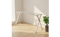 Foldable Clothes Drying Rack Freestanding Laundry Drying Rack Rust-Resistant Clothes Airer Portable for Balcony