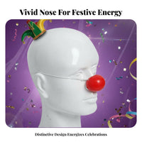 timeless Clown Design Red Foam Nose Funny spherical red Nose Easy to Wear Costume Accessory Lightweight for entertainers, jokesters, Adults, Halloween, April Fool's Day, Stage Performances, Photo Shoots