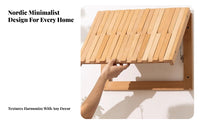 Meter Box Cover with pegs Opening Door Design Shelf with pegs Decorative