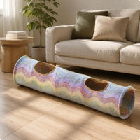 Kitten Tunnel Nest Enclosed Design Kitten Cave Bed Comfortable for Indoor