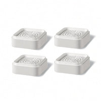 4 Pieces Appliance Feet Pads Non-slip Furniture Foot Pad Riser Pads Appliance Pad Furniture Pad Heavy-duty Wear-resistant Compact Scratch-resistant Function Suitable for Home Use Office Equipment Bedroom Decoration