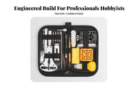 Watch Repair Tool Kit with Carrying Case | Complete, Professional, Watch Repair Kit, for Home