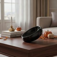 Bowl with Marble Finish Compact Decorative Marble Bowl Modern Fruit Dish for Living Room