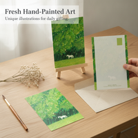 Original Illustrated Postcard Set - Spring & Summer Fireworks Theme
