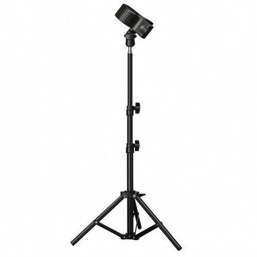 Tripod Hair Dryer Stand Black Finish Personal Care Equipment Sturdy