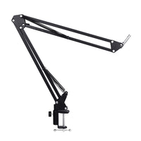 Foldable Metal Microphone Stand with Clip for Desktop Streaming