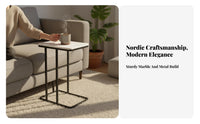 U-shaped based Side Table Nordic and design Household Furniture Space-Saving for Homeowners