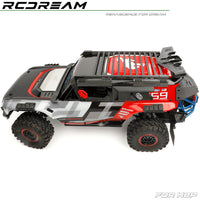 RCDream 1/8 RC Car Roof Aero Wing Upgrade Part for MJX H8P