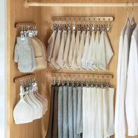 30 Pieces Pull out Hat Organizer Space-Saving Storage Accessory for Wardrobe