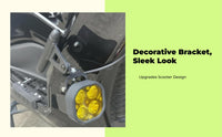 XMAX300 Motorcycle Spotlight Bracket, Matte Black Aluminum