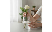 Slimline Silicone Flower Stem Holder Waterproof Flower Arranger with Stem Holder Universal Fit Stretchable for Florists