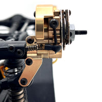 Brass Rear Axle Cup and Gear Cover for Yikong 1/10 YK4106 YK4107 RC Car