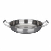 Hammered Frying Pan All Stovetops Compatible Double Handle Skillet