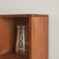12 Compartment Wooden Shelf Wood Display Case for Collectors