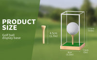 跨境透明亚克力高尔夫球展示盒 高级防尘Golf ball display box