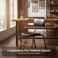 Upholstered High-Back Bar Stool Built-in Footrest Counter Chair for Dining Room