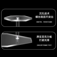 Acrylic Display Stand, Tiered Ladder Style for Figures and Blind Boxes