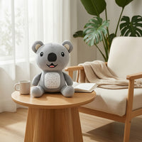 Stuffed Koala Soothing Baby Sound Machine with Light Display Koala Stuffed Toy Cuddly Sleep Aid Portable for Babies, Nursery