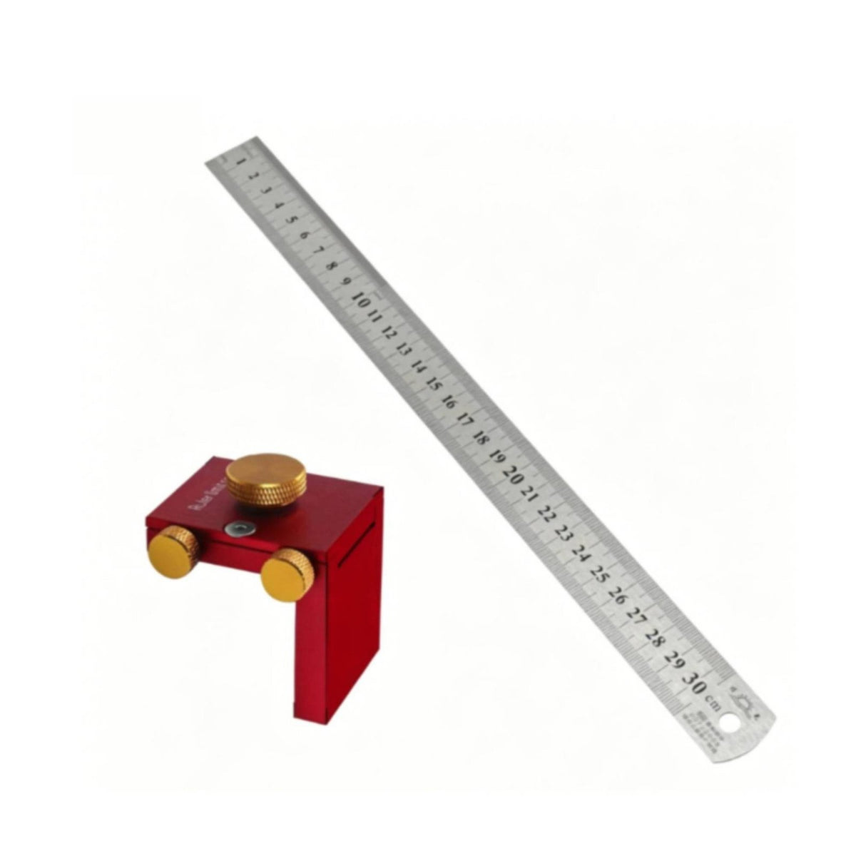 High Precision 90 Degree Corner Ruler Aluminum Alloy Woodworking Angle Square Lightweight Carpenter Square Long-Lasting for Woodworkers, Carpenters, Diy Projects, Workshop