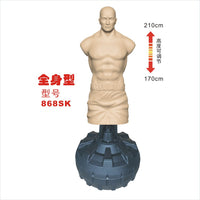 中拳王硅胶人形沙包不倒翁散打立式拳击沙袋儿童成人家用宣泄器材