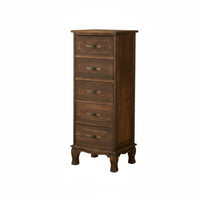 Mediterranean Design Distressed 6-Drawer chest of drawers Vintage design Chest of Drawers Antique Hardware Bedroom Cabinet Sturdy framework for Homeowners, Apartment Dwellers, Adults, Living Room, Home Decoration, Hallway, Entryway
