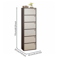 Narrow Footwear Storage Unit Space Saving Narrow Shoe Rack Multifunctional Entryway Cabinet for Apartment Dwellers, Families, Corner, Small Areas