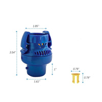 FRV100 Valve Cylindrical Pool Cleaner Flow Valve Side Connector Ports