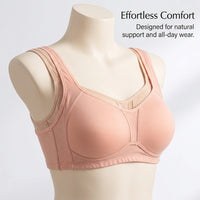 Support Bra with No Underwire for Large Cup Everyday Comfort, Plus Size Full Coverage for Sagging Breasts with Lift