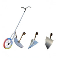 Wheel Hoe Lightweight Uprooting Hoe Curved Handlebar for Field