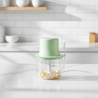 Small Kitchen Chopper with Serving Tool | USB Rechargeable, Portable, Cordless Food Chopper, for Kitchen