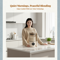 Glass Blender, Quiet, Self-Cleaning, 500W, Kitchen