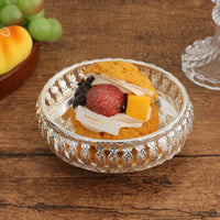 Metal Fruit Plate Shallow Openwork Fruit Bowl Multi-Purpose