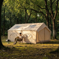 Inflatable Tent One-Button Inflatable Shelter Quick Setup Shelter for Campers, Families, Camping, Comfort Camping, Backyard Sleepovers