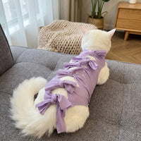Female Cat Recovery Suit, Post Surgery Cat Clothing, Cat Anti-Licking Suit and Female Dog Recovery Suit, Breathable Care for Dogs Cats, 3 Sizes