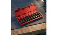10 Pieces Rotating Drive Tool Set 360° Rotation Universal Joint Socket Set 6 Point Design for Technicians, Car Repair