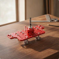 Hinge Drilling with Exact Cabinet Door Template Portable