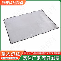 Zhanlihang 42 Aluminum Film Moisture-Proof Mat for Camping, 3-4 Person, Oxford Fabric