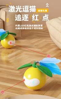 Smart Laser Cat Toy Ball with Automatic Cat Teaser for Interactive Play