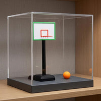 1/12 Scale Basketball Hoop Lightweight Dollhouse Basketball Hoop Bright Colors