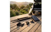 2 Pieces Non-Slip Roof Rack Pads Padded Soft Roof Rack with Straps Easy to Install Universal for Travelers, Outdoor Enthusiasts, Road Trips