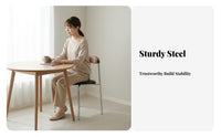 Curved Back Chair Nordic Design Indoor Furniture Versatile Design