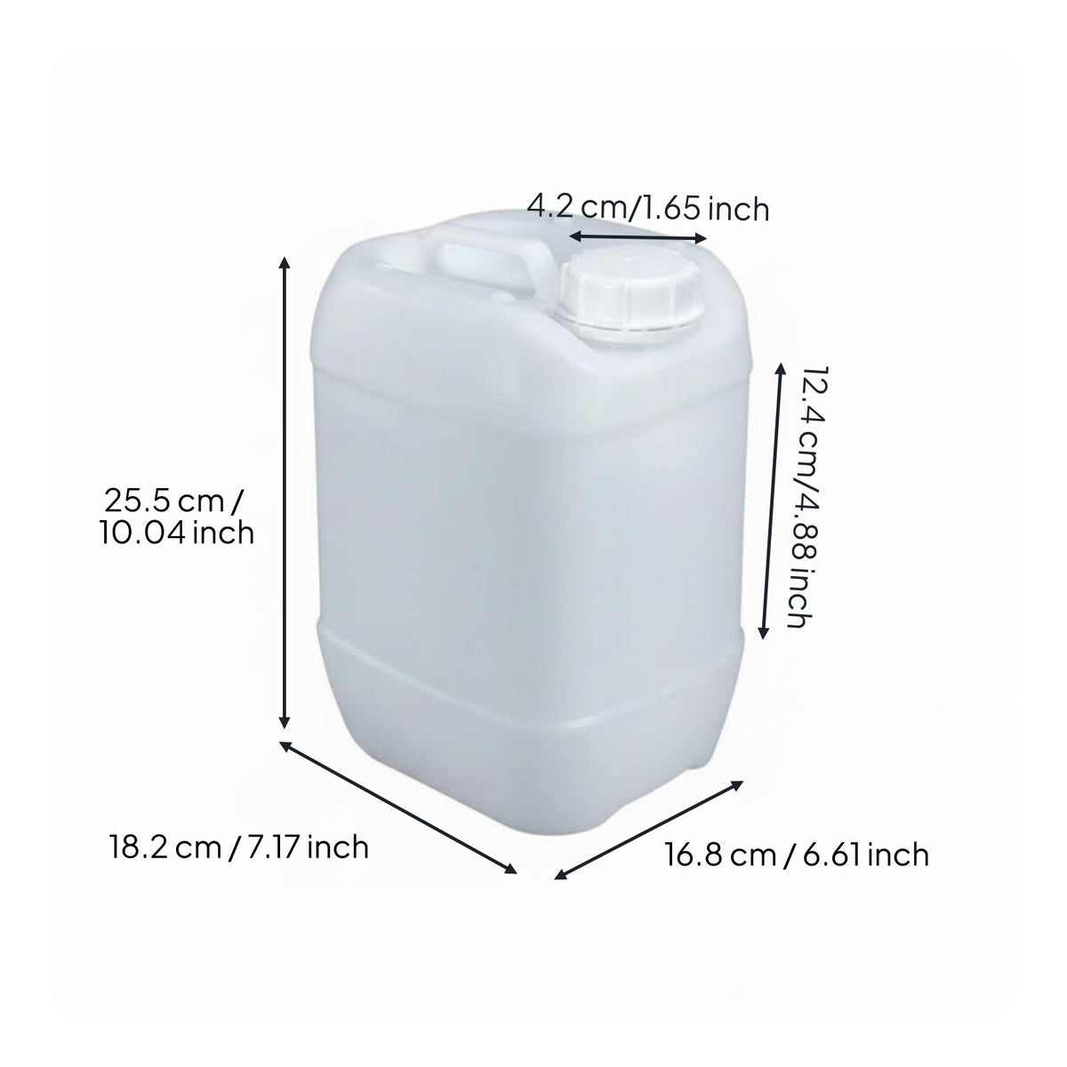 Stackable Drum Food Grade Square HDPE Barrel Built-in Handle Storage Barrel for Garage