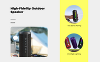 35W Waterproof Deep Bass Speaker