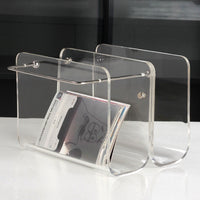 Creative Nordic Acrylic Bookend for Desk Organization