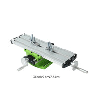Compact Cross Slide Worktable with Handwheels Precision Milling and Drilling Table Accurate Mini Milling Table Multifunctional for Machinists