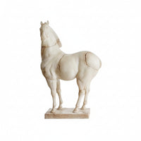 Horse Figurine with Base Weathered Horse Figurine Artistic for Office