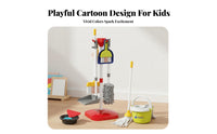 Kids Cleaning Set Realistic Design Toy Cleaning Tools Educational Toy Broom and Mop Set for Girls, Young Children
