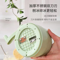 手摇刨冰机家用手动碎冰机摆摊制冰沙绵绵冰破冰刨冰冰沙机便携